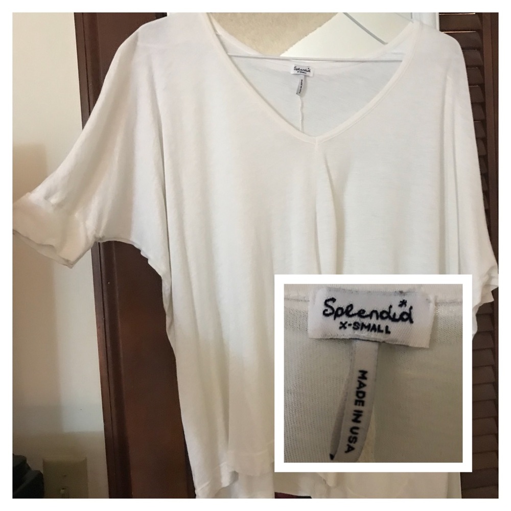 Splendid White Tee 🌸